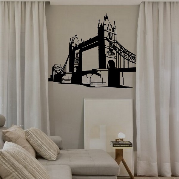 Voorbeeld van de muur stickers: Tower Bridge
